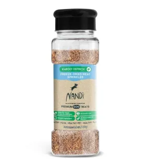 $10 ONLY: Nandi Freeze-Dried Meat Sprinkles (Karoo Ostrich)