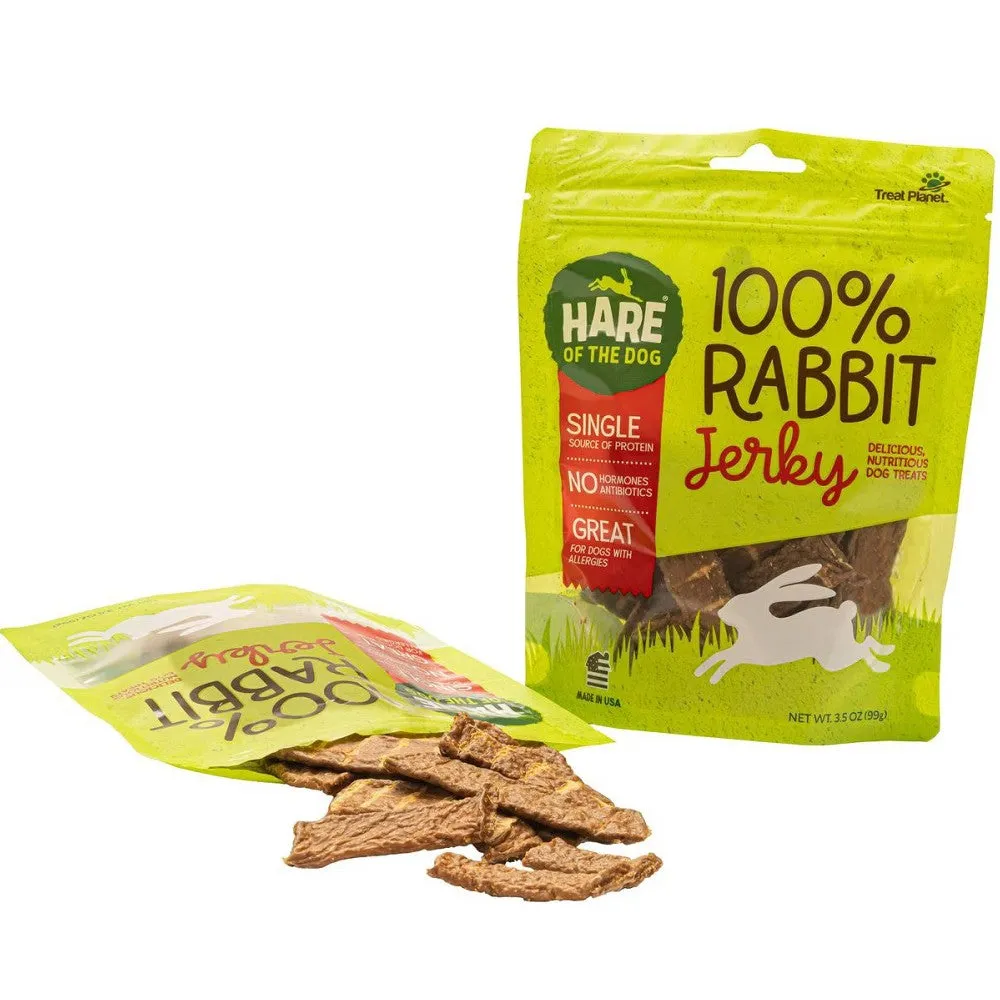 100% Rabbit Jerky Dog Chew