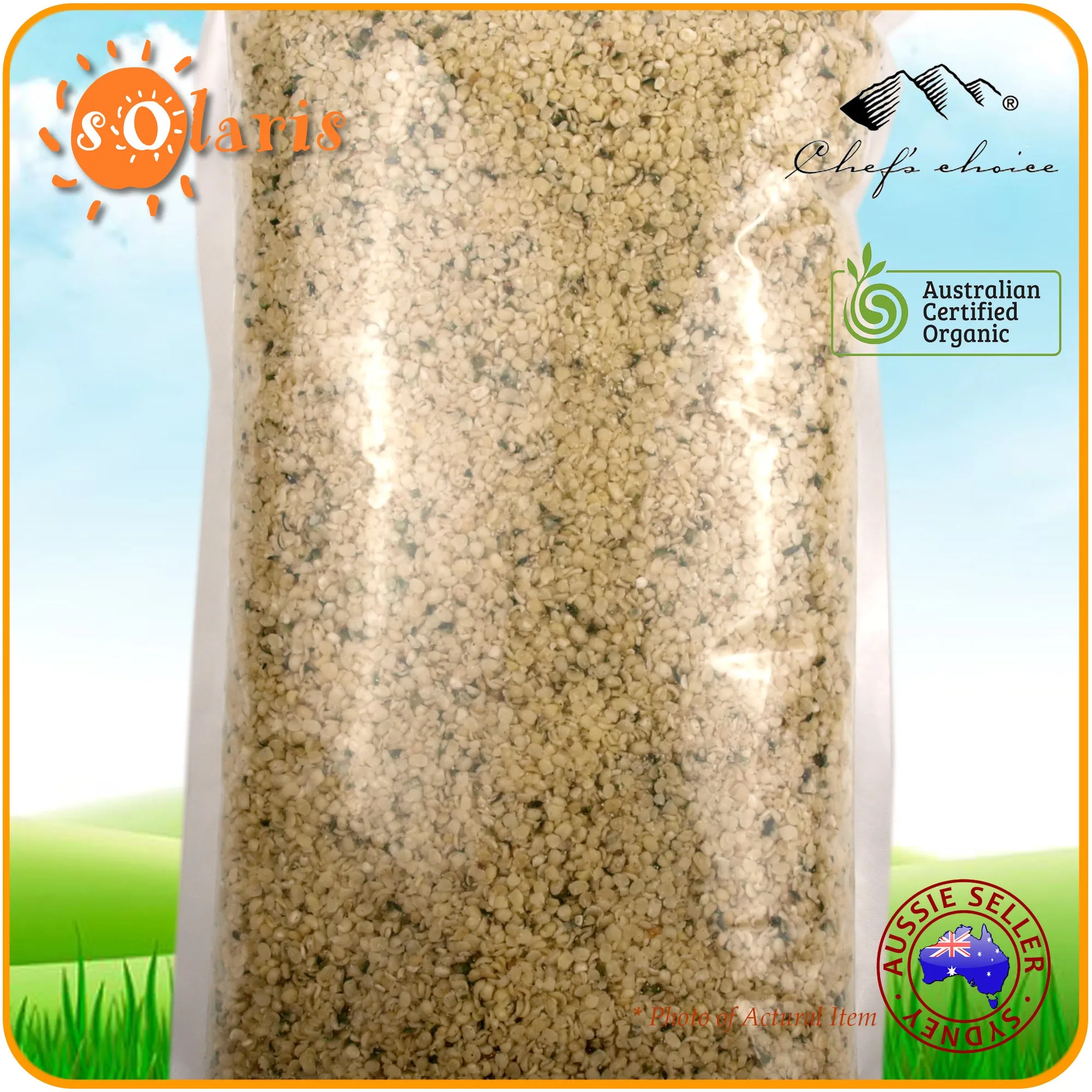 1Kg LOVIN' BODY Organic Hemp Seeds Australian ACO Certified Hulled Superfood