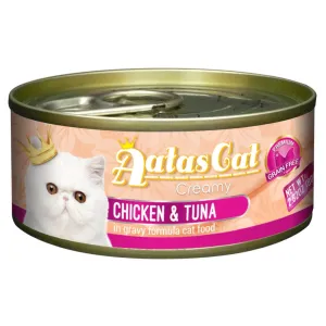 24 FOR $26: Aatas Cat Creamy Chicken & Tuna In Gravy Canned Cat Food 80g