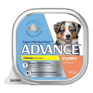 Advance Chicken & Rice Puppy Wet Dog Food Tray