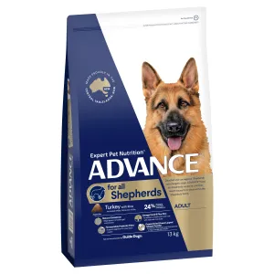 Advance Turkey and Rice Shepherds Adult Dry Dog Food 13kg