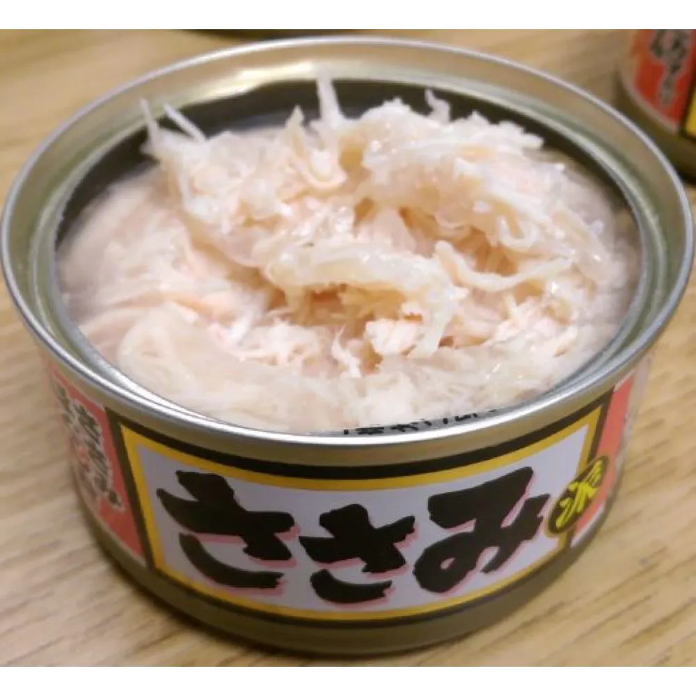 Aixia Sasami-Ha Chicken Fillet Flake With Dried Skipjack Canned Cat Food 80g