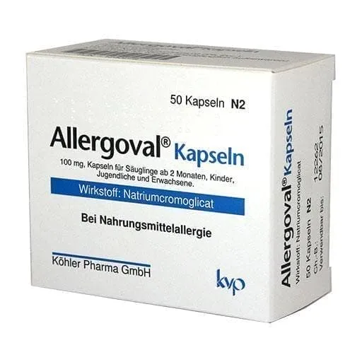 ALLERGOVAL capsules 50 pc food allergies, asthma, nasal catarrh