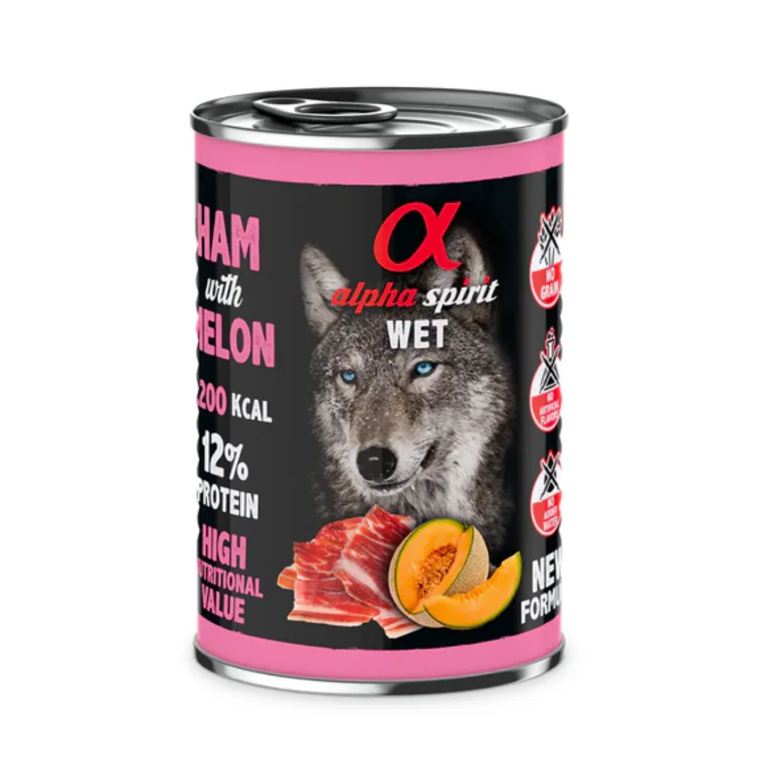 Alpha Spirit Ham with Melon Wet Dog Food