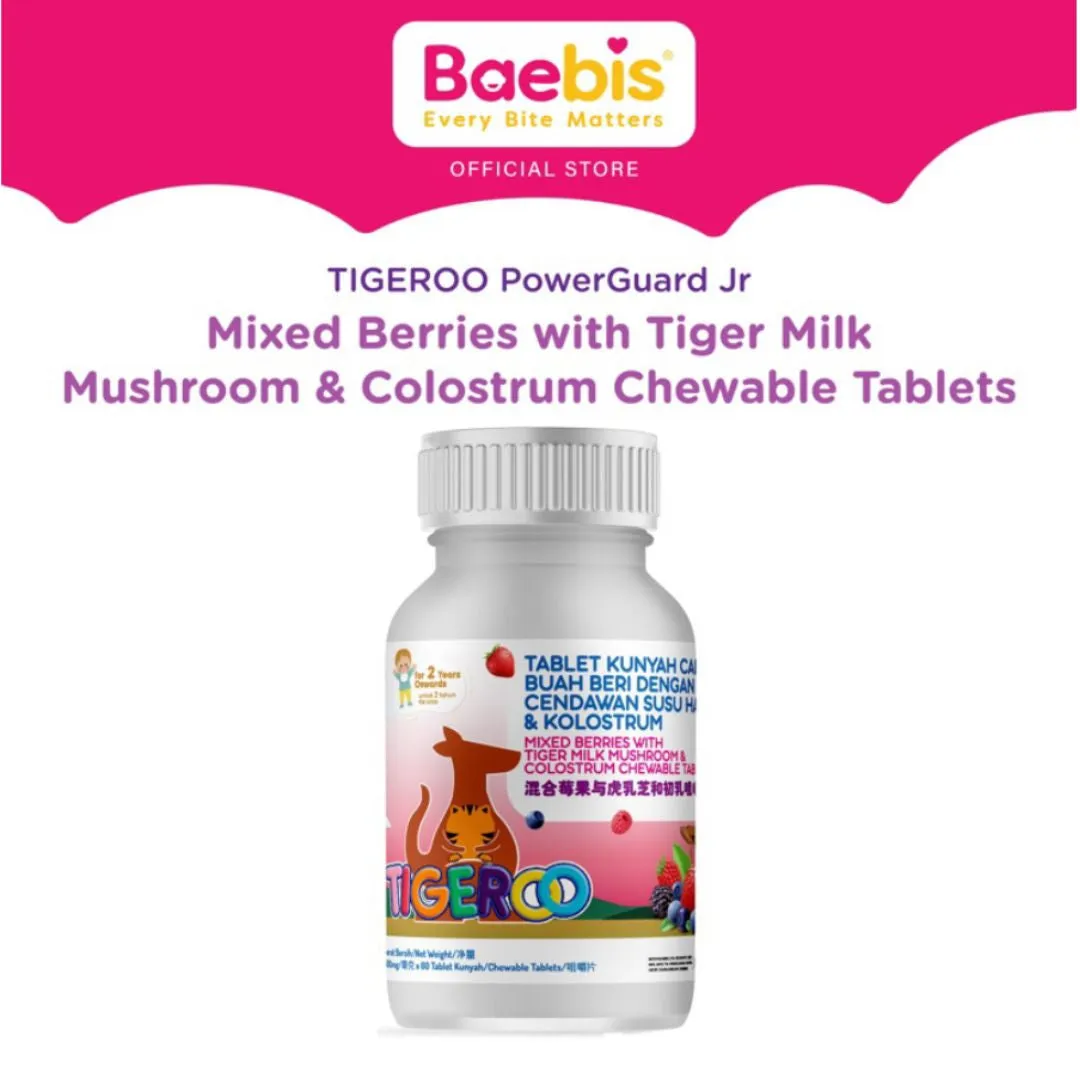 Baebis Tigeroo PowerGuard JR Vitamin Chewable Tablet