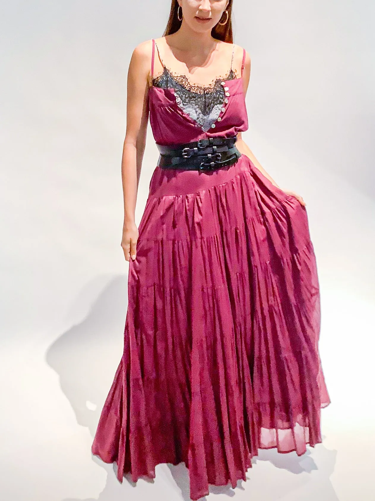 Bata Rumba Long Dress by Erika Peña