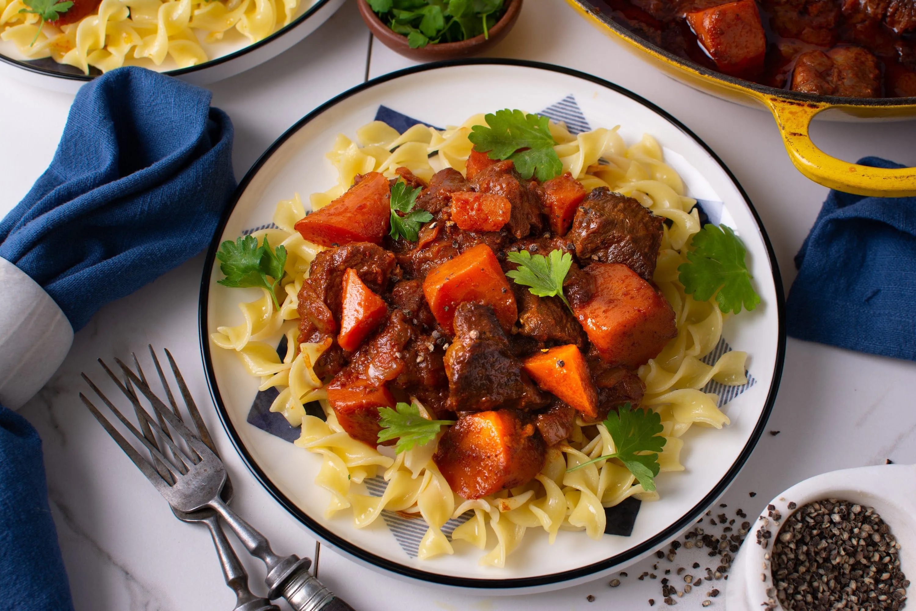 Beef Paprikash (Hungarian Goulash)