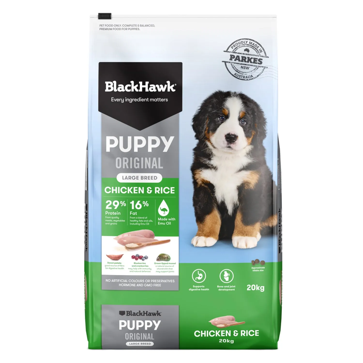 Black Hawk Large Breed Chicken & Rice Puppy Dry Dog Food