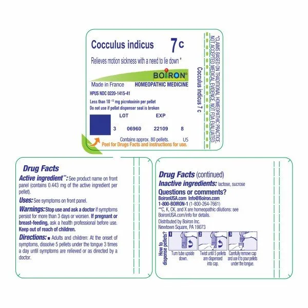 Boiron Cocculus Indicus 7C MD 80 Pellet