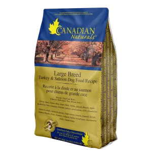 Canadian Naturals Turkey & Salmon Large Breed Dry Dog Food, 30lb