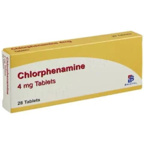 Chlorphenamine 4mg Allergy & Hayfever Relief Tablets - Pack of 28