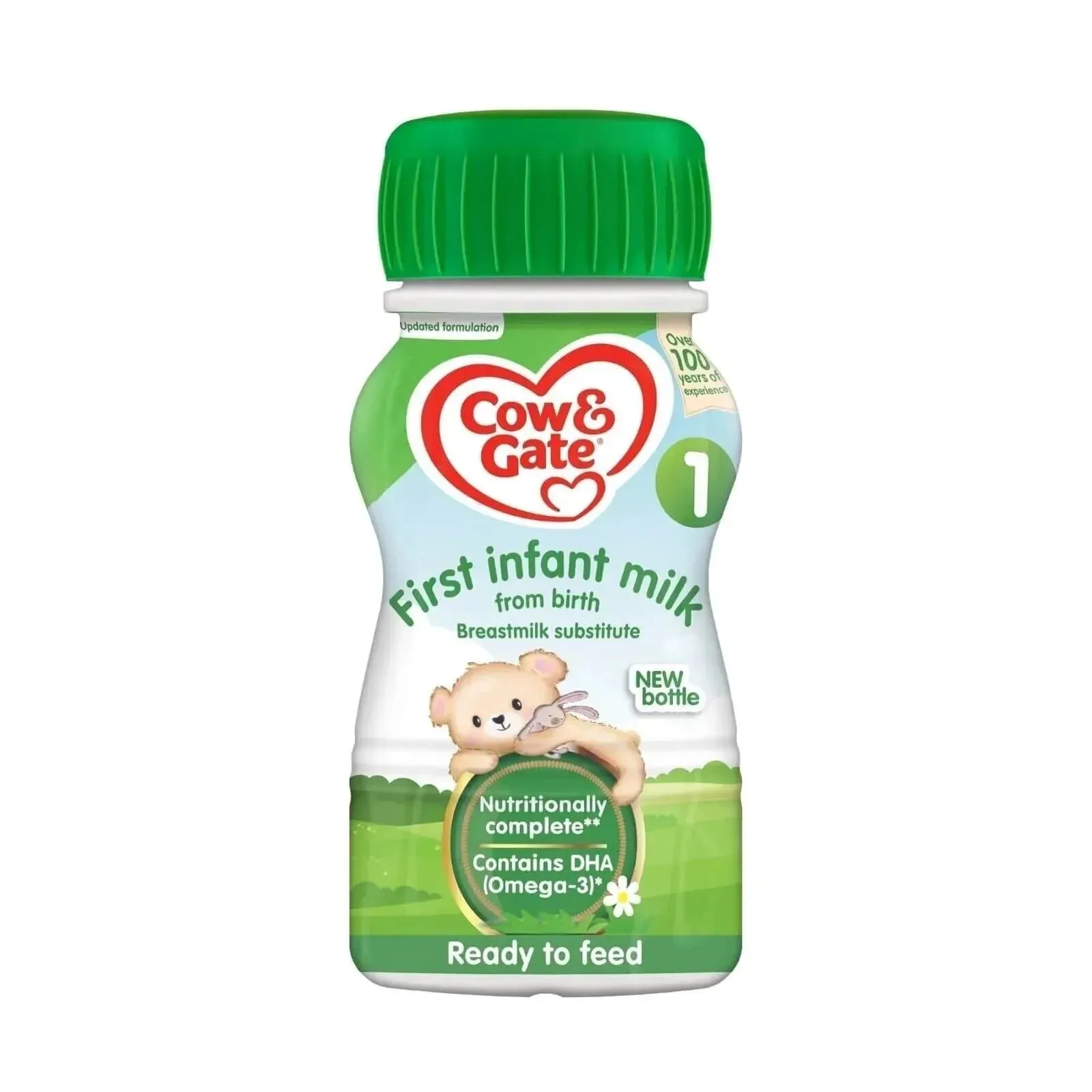 Cow & Gate Stage 1 First Infant Ready to Feed Milk Liquid from Birth 200ml Pack of 12