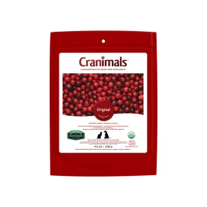 Cranimals Original Urinary Tract Organic Cranberry Extract Supplement for Dogs & Cats