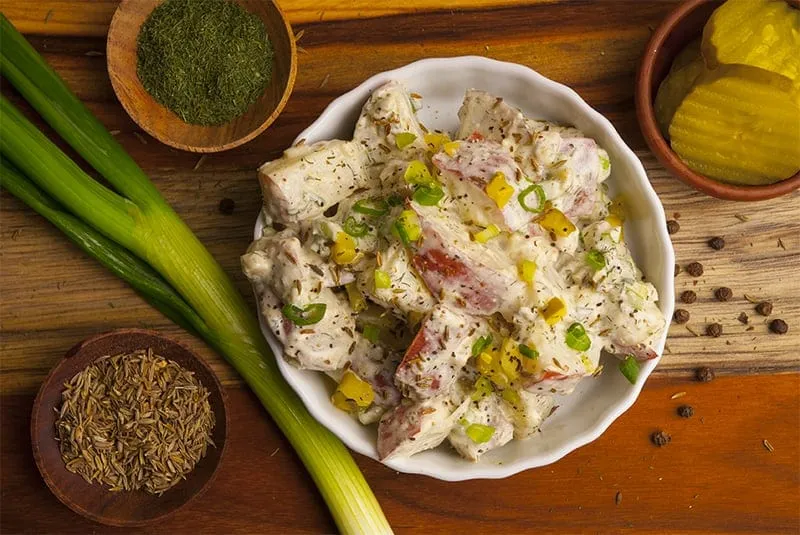 Cumin Spiced Potato Salad