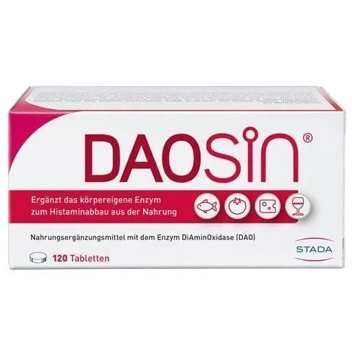 DAOSIN tablets 120 pc HISTAMINE INTolerance, allergy