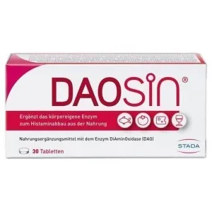 DAOSIN tablets 30 pc HISTAMINE INTolerance, allergy