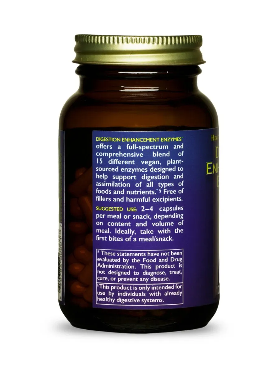 Digestion Enhancement Enzymes, 120 Veg Caps, HealthForce Superfoods