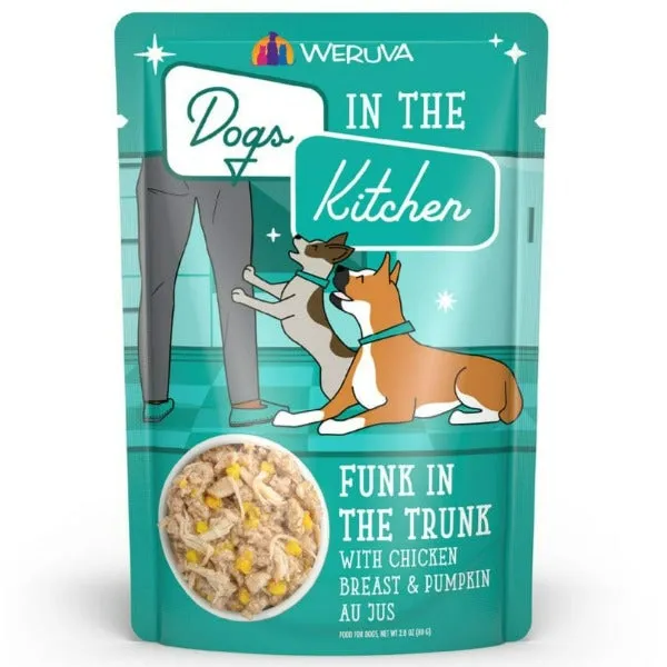 Dogs in the Kitchen Funk in the Trunk Pouch Dog Food