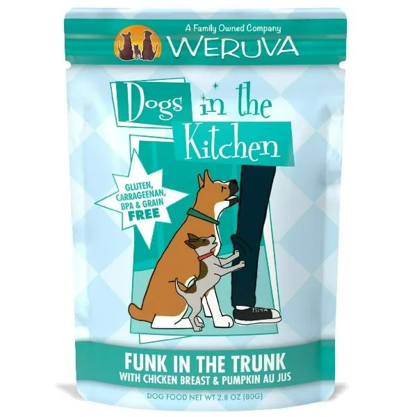 Dogs in the Kitchen Funk in the Trunk Pouch Dog Food