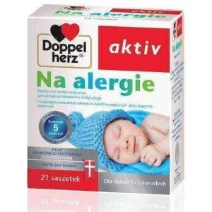 Doppelherz Aktiv allergies x 21 sachets, allergy medicine for kids