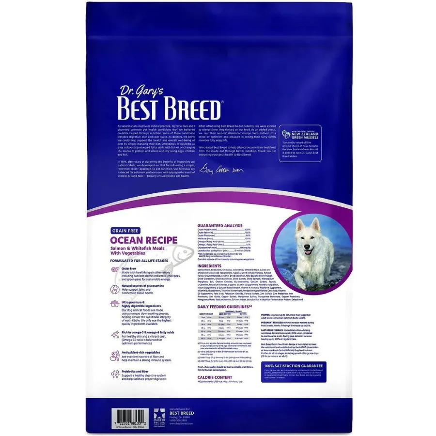 Dr. Gary's Best Breed Holistic Grain-Free Ocean Recipe Dry Dog Food