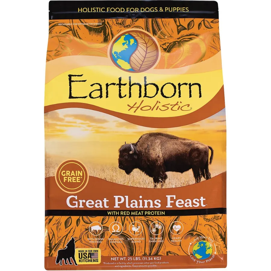 Earthborn Holistic Great Plains Feast Grain-Free Natural Dry Dog Food