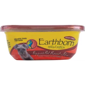 Earthborn Holistic Pepper's Pot Roast Grain-Free Natural Moist Dog Food, 9-oz