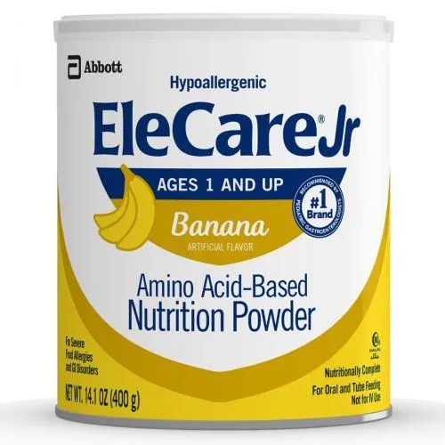 EleCare® Jr Supplemental Formula, Powder, Amino-Acid Based, Banana, 14.1 oz