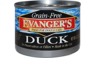 Evangers Grain Free Duck  Canned Dog and Cat Food