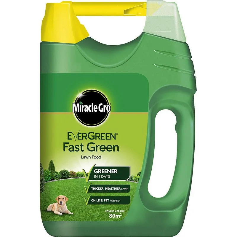 Evergreen Miracle-Gro Fast Green Lawn Food - Various Sizes Available