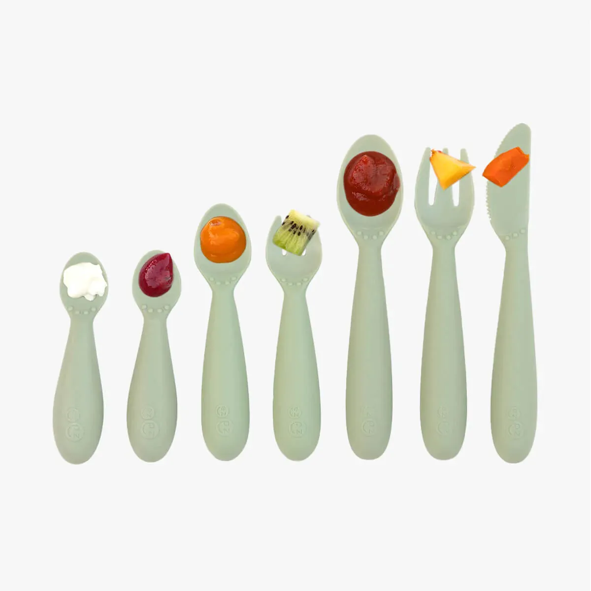 ezpz Developmental Utensil Set