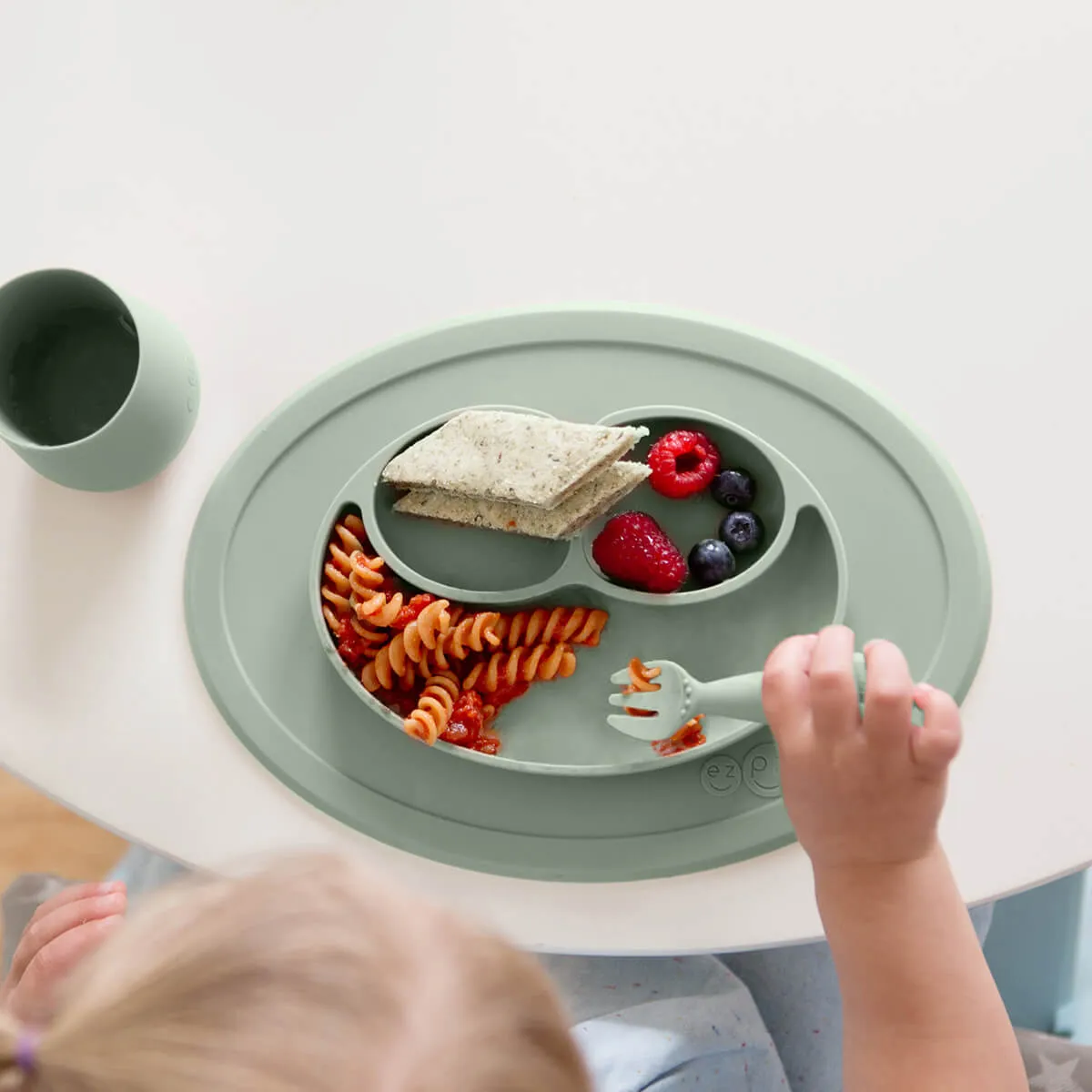 ezpz™ Mini Feeding Set in Sage