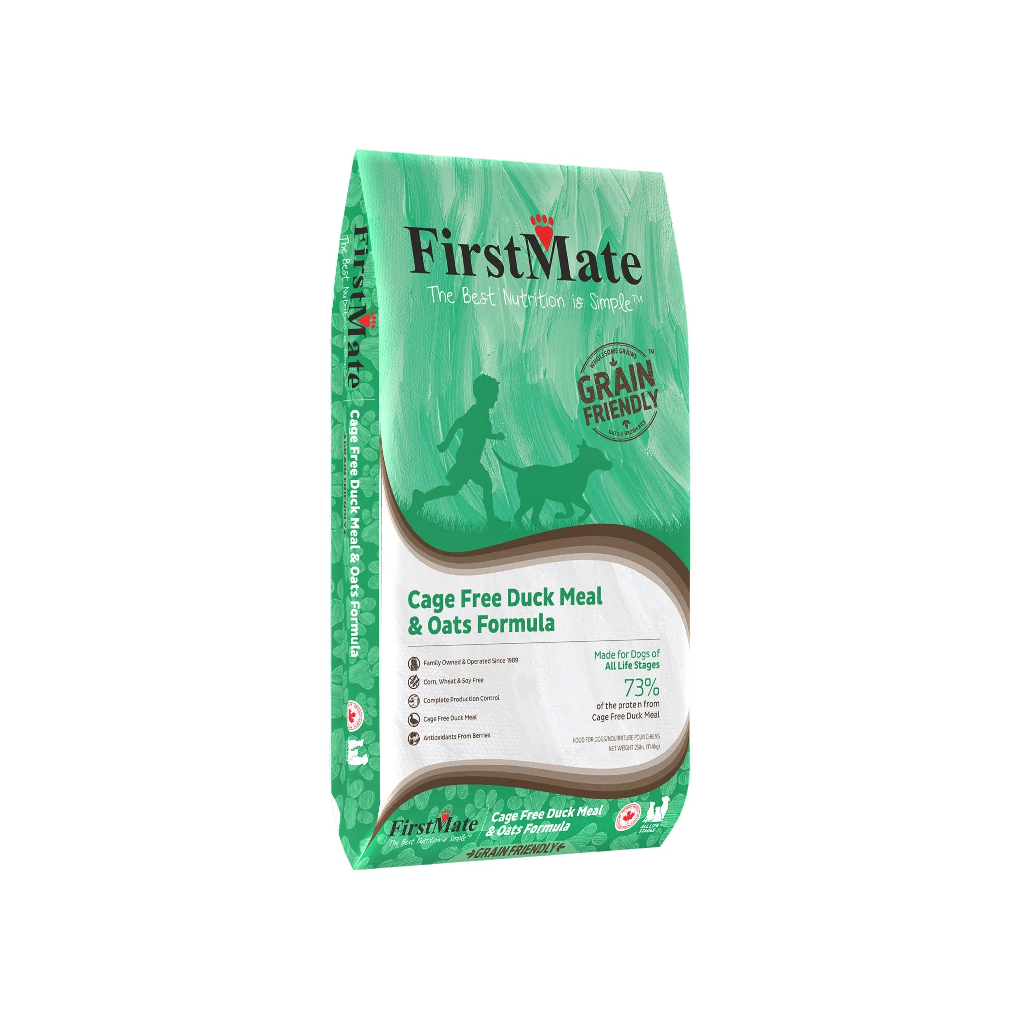 FirstMate Friendly Duck Oats Dog Dry Food