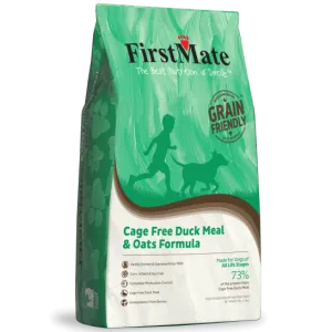 FirstMate Grain Friendly Cage Free Duck & Oats Dry Dog Food