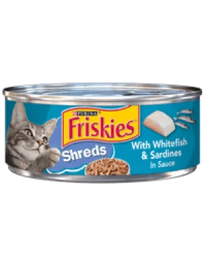 Friskies Shreds With Whitefish & Sardines Canned Cat Food