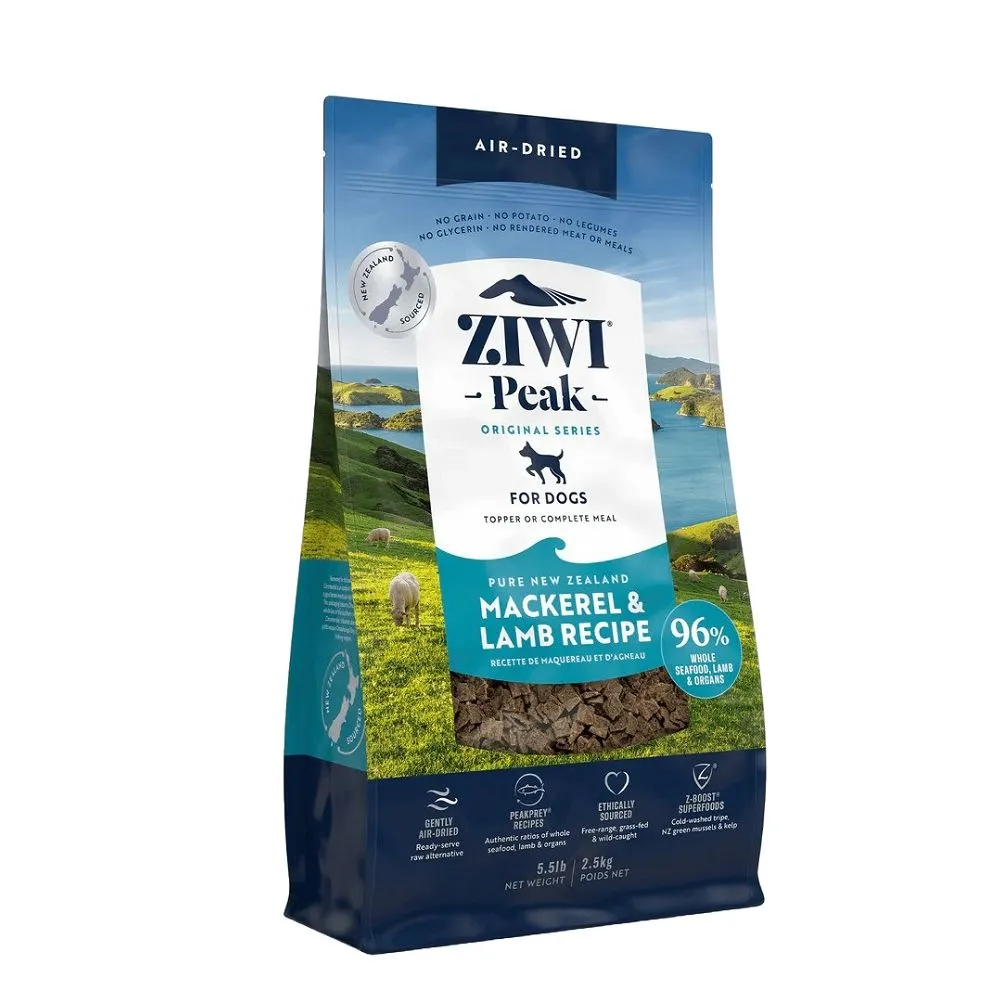 Gently Air Dried Mackerel & Lamb Dog Food