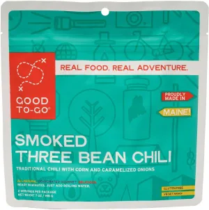 Good to-Go Dehydrated Smoked Three Bean Chili - Case of 12 Double Servings