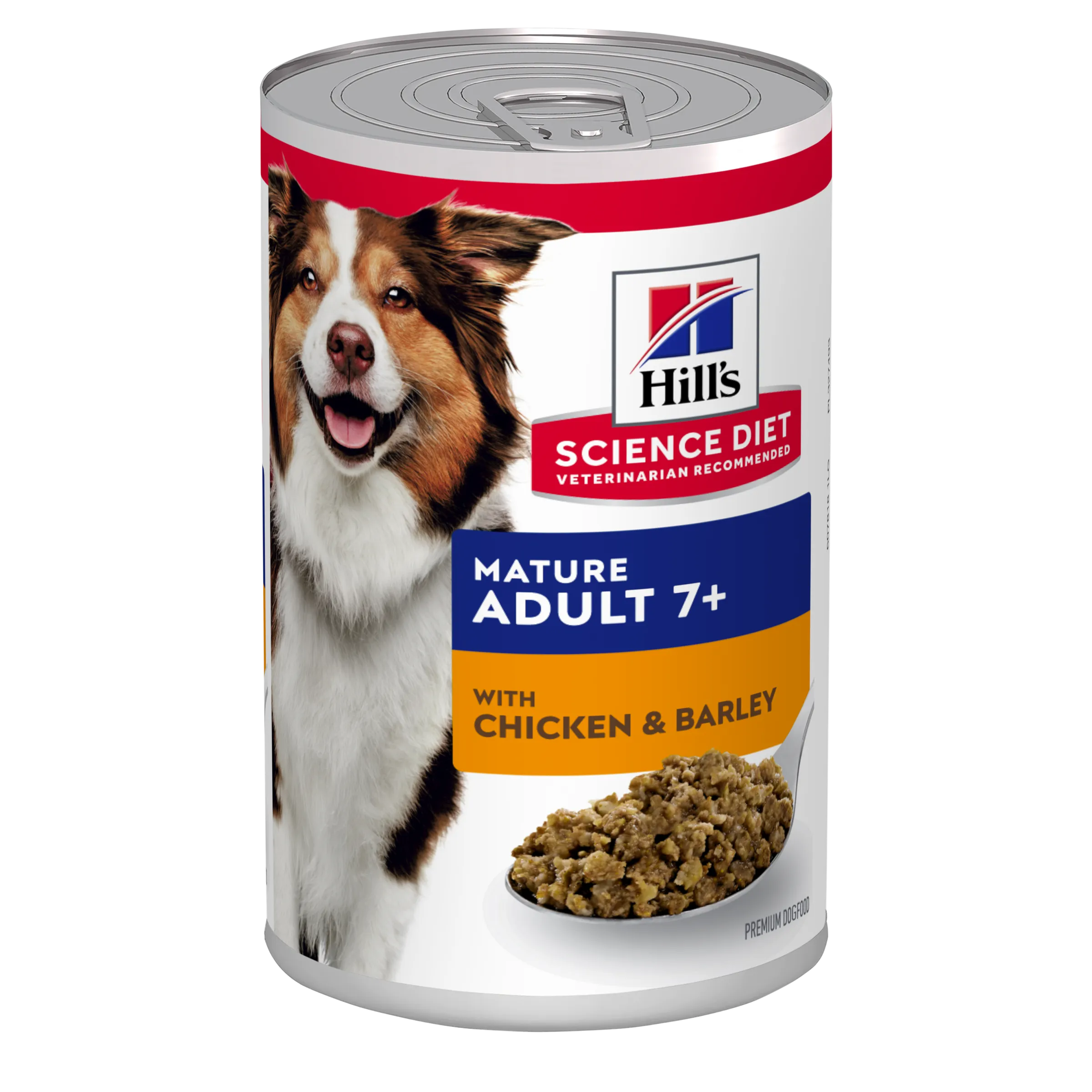 Hill's Science Diet Adult 7  Senior Chicken & Barley Canned Dog Food 370g x 12