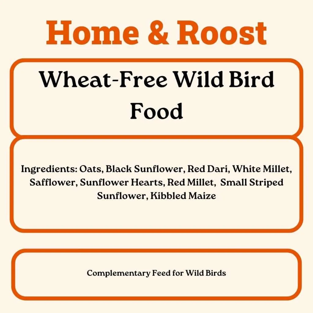 Home & Roost Wheat-Free Bird Seed Mix 2kg - 20kg