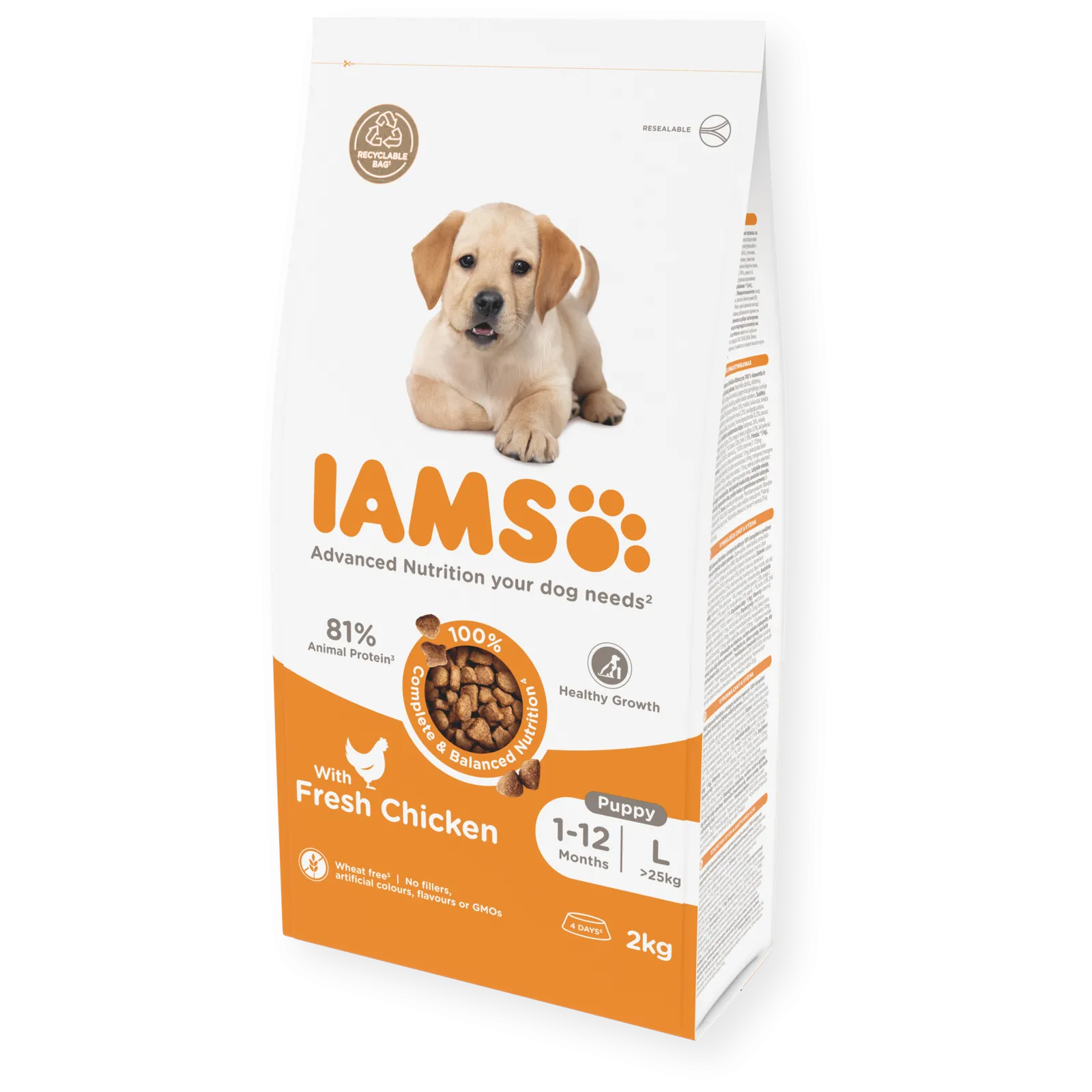 Iams Vitality Puppy Large Breed Fresh Chicken