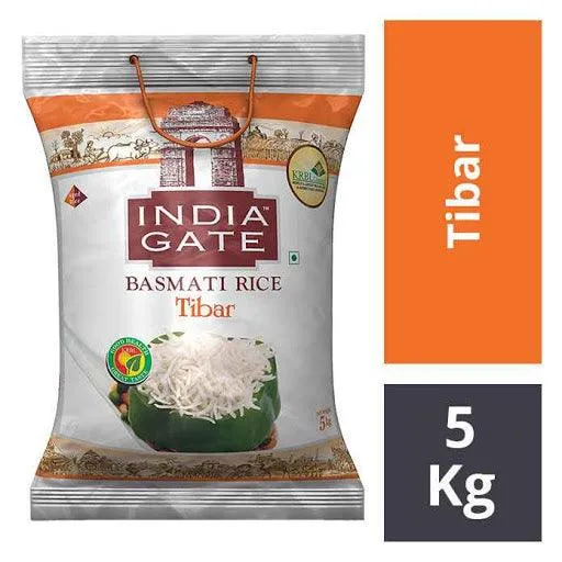 India Gate Basmati Rice - Tibar 5 kg