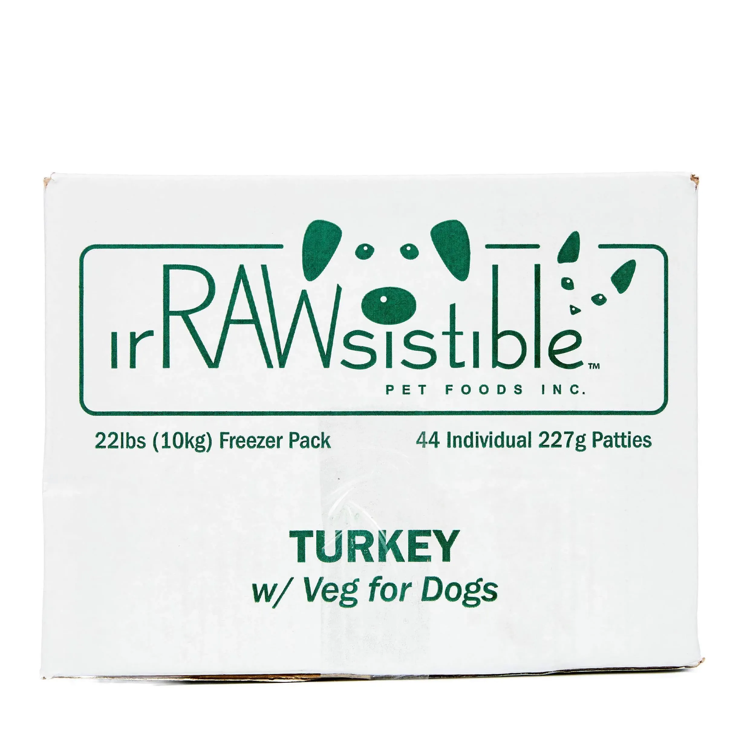 Irawsistible Turkey with Fruits Vegetables and Supplements