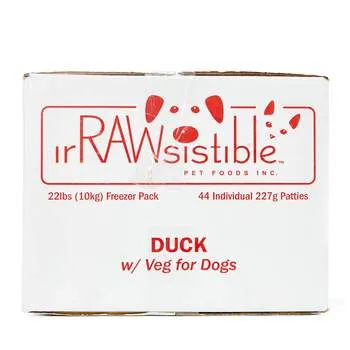 Irrawsistible Duck with Fruits Vegetables and Supplements