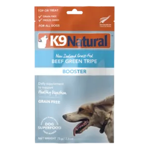 K9 Natural Dog Freeze-Dried Beef Green Tripe Booster