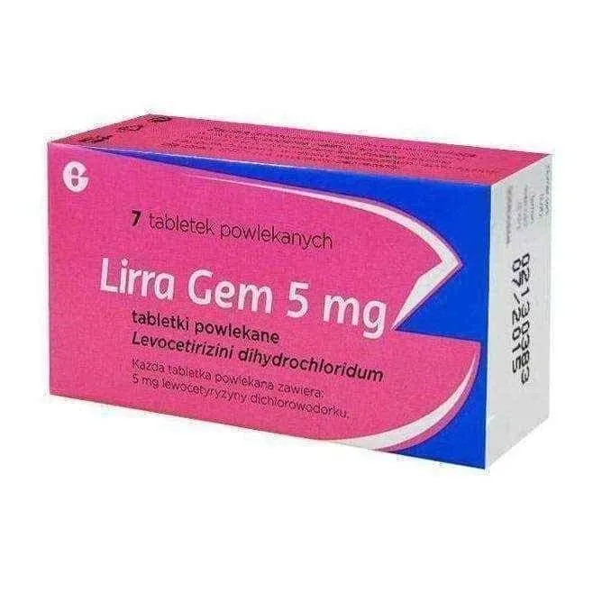 Gem 5mg Allergy Relief Tablets - Pack of 7 for Effective Anti-Allergy Treatment