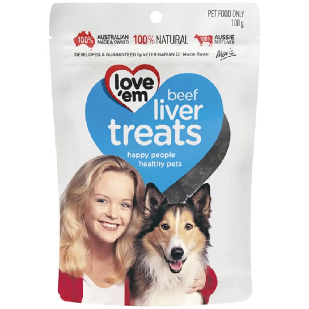 Love'em Beef Liver Dog Treats