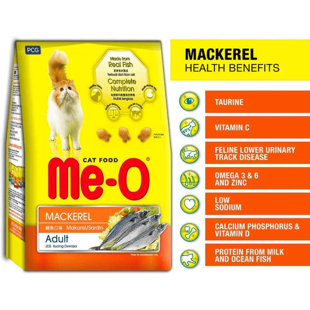 Me O Mackerel Adult Dry Cat Food