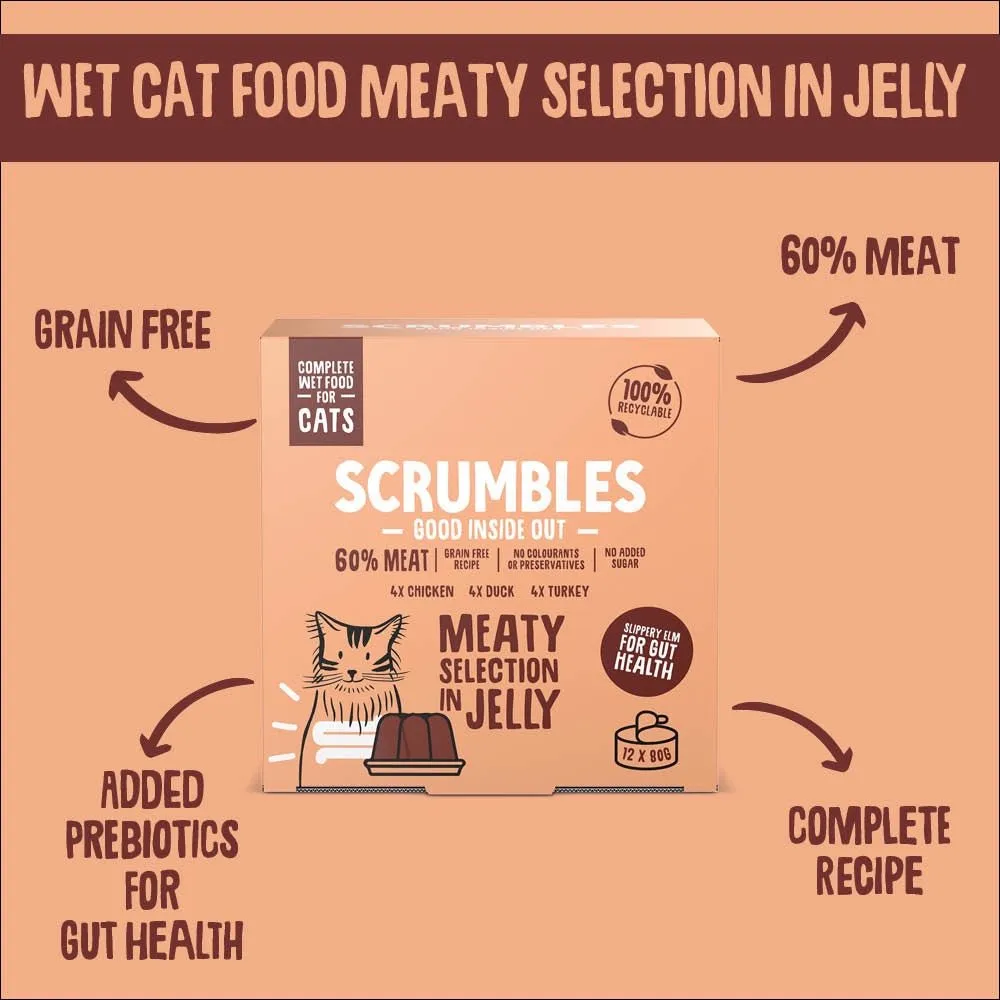 Meat Cat Food in Jelly Selection