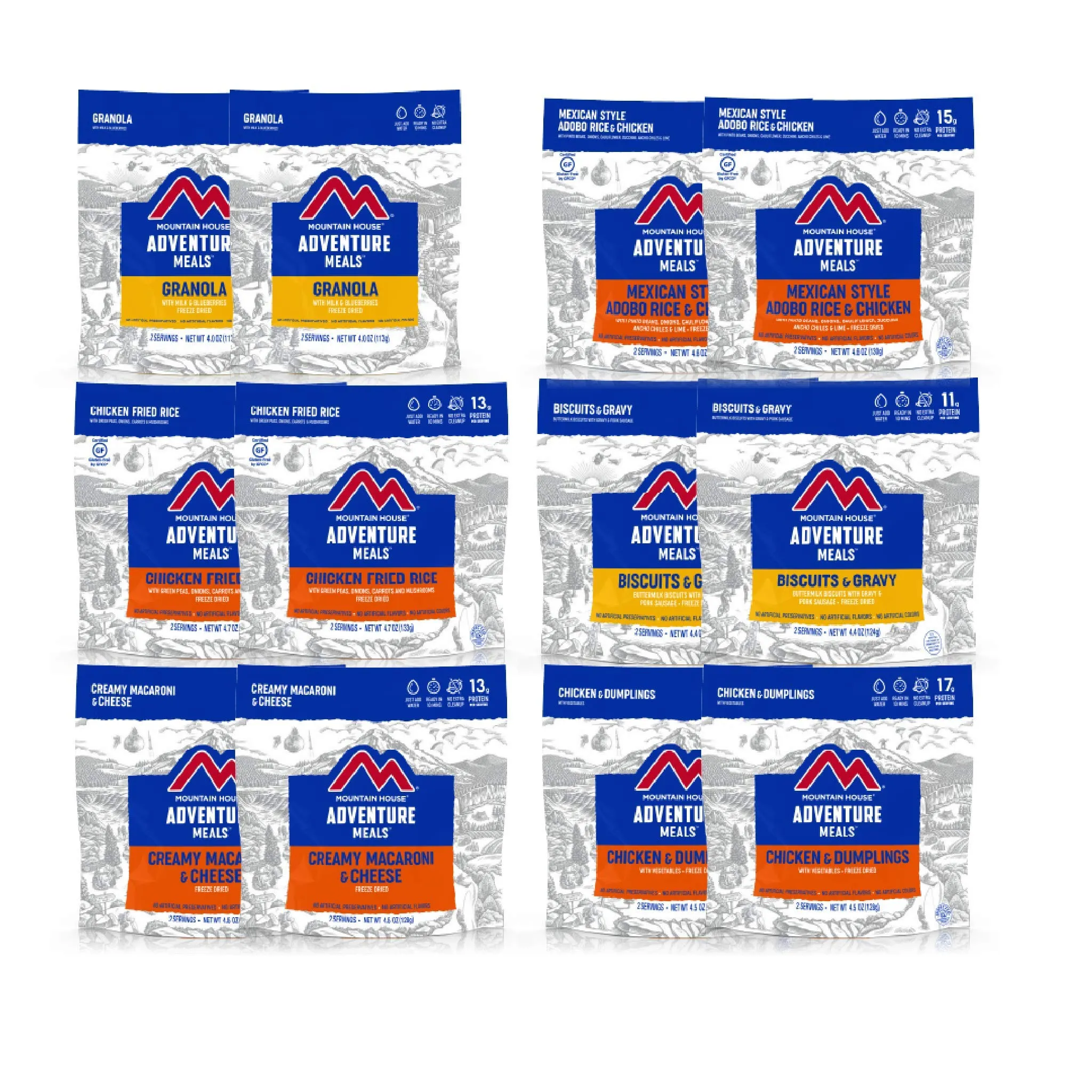 Mountain House - 4-Day Emergency Food Supply - 24 Servings